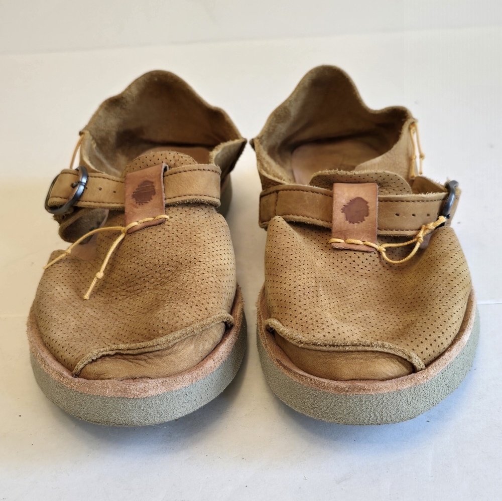 Satorisan Unisex Microperforated Benirras Loden Tan Sandals Size 8.5 - Picture 4 of 14